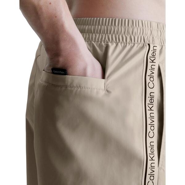 Ανδρικό Μαγιό Calvin Klein Medium Drawstring Stony Beige KM0KM00810-ACE