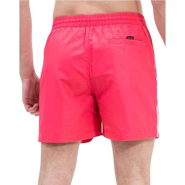 Ανδρικό Μαγιό Calvin Klein Medium Drawstring Pink Flash KM0KM00810-XI1