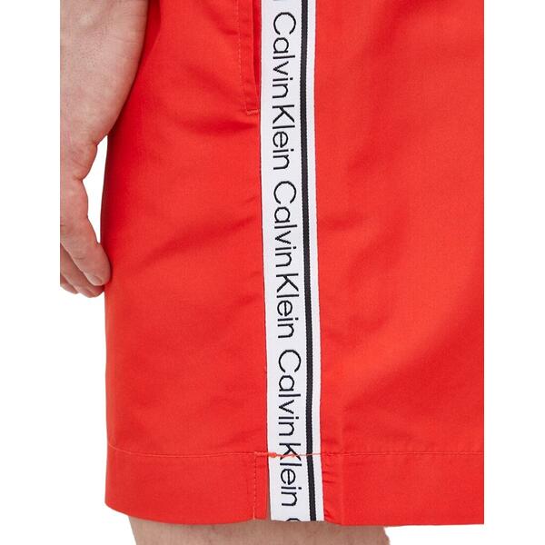 Ανδρικό Μαγιό Calvin Klein Medium Drawstring Cajun Red KM0KM00810-XNE
