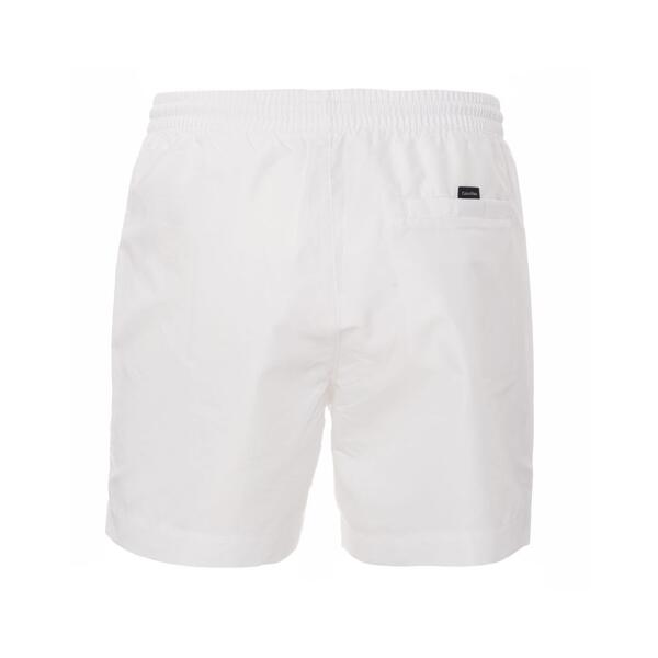 Ανδρικό Μαγιό Calvin Klein Medium Drawstring Pvh Classic White KM0KM00812-YCD