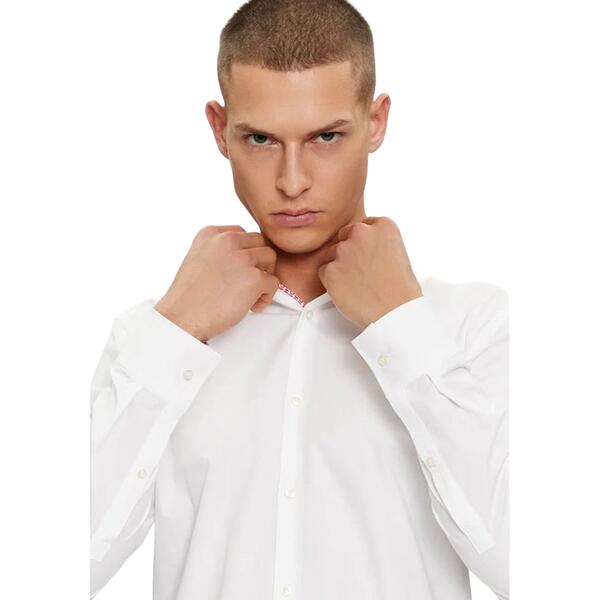 Ανδρικό Πουκάμισο Hugo Koey 10181991 13 White 50513932-199