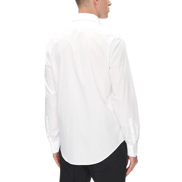 Ανδρικό Πουκάμισο Calvin Klein Reg Esntl Poplin Nos Str Sld White LV019EU001-XO0
