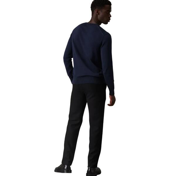 Ανδρικό Πουλόβερ Calvin Klein Ls Supima Cotton Crewnk Dark Sapphire LV040BM343-CEF