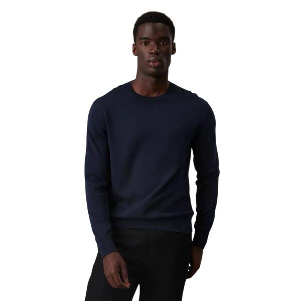 Ανδρικό Πουλόβερ Calvin Klein Ls Supima Cotton Crewnk Dark Sapphire LV040BM343-CEF