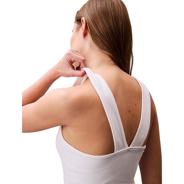 Γυναικείο Top Calvin Klein Sl Cotton Rib Solid Tank Brilliant White LV044C219G-YAA