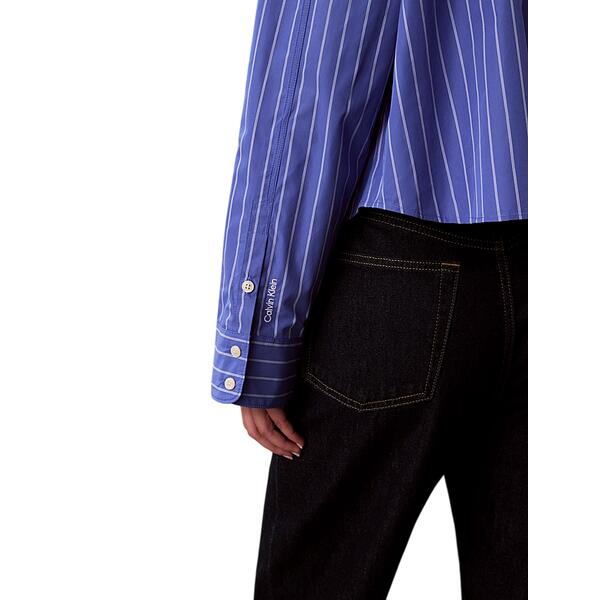Γυναικείο Πουκάμισο Calvin Klein Yd Stripe Boxy Cropped Shirt 19142 CSW25S_W015+6_Amparo LV047C118G-XNS