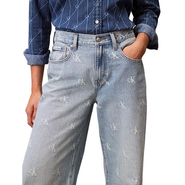 Γυναικείο Jean Calvin Klein Tj Wd Ck Distressed Indigo LV047C785G-0MIRG