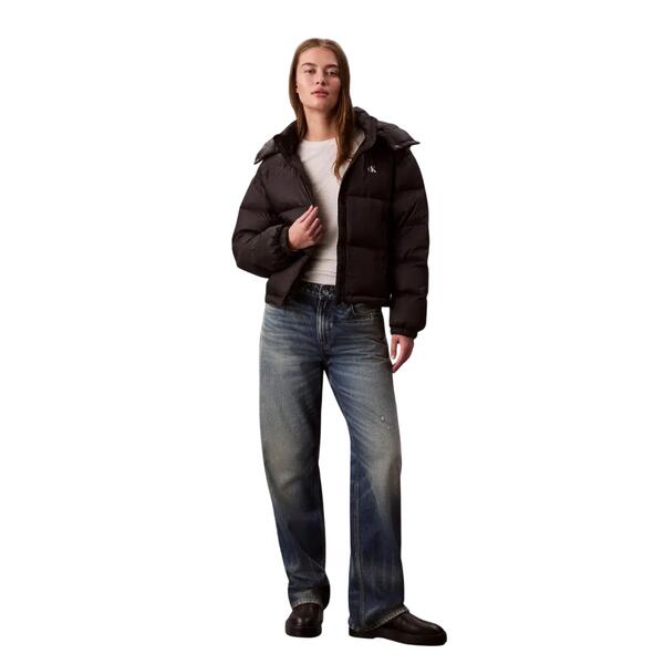 Γυναικείο Μπουφάν Calvin Klein Essential Midweight Puffer Jacket Black LV047D501G-UB1