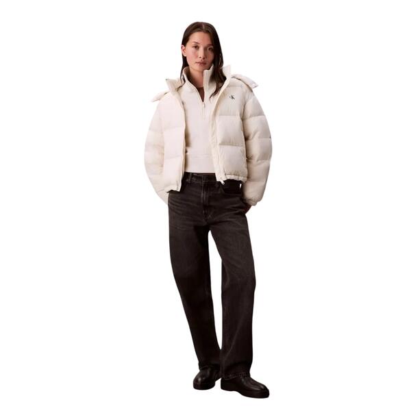 Γυναικείο Μπουφάν Calvin Klein Essential Midweight Puffer Jacket Jet Stream LV047D501G-VDV