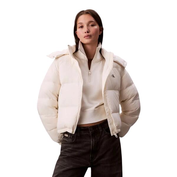 Γυναικείο Μπουφάν Calvin Klein Essential Midweight Puffer Jacket Jet Stream LV047D501G-VDV