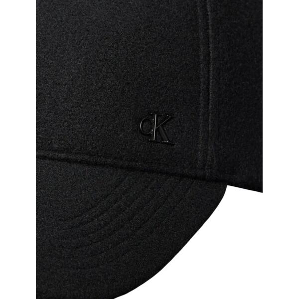 Ανδρικό Καπέλο Calvin Klein  Felt w Metal Plaque Cap Black LV04D5054G-UB1