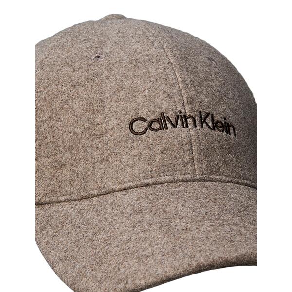 Ανδρικ Καπέλο Calvin Klein Embroidered Titlecase Logo Felt Demitasse Heather LV04D5131G-BAM