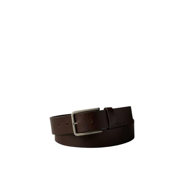 Ανδρική Ζώνη Calvin Klein Warmth Buckle 35mm CK Dark Brown/Antique Silver LV04D7047G-YG1