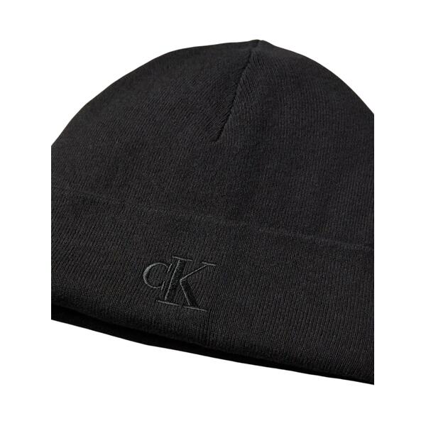 Ανδρικός Σκούφος Calvin Klein Fine Rib Beanie Black LV04D8020G-UB1