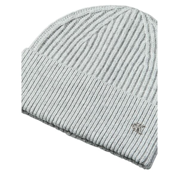 Σκούφος Calvin Klein Metal Wool Beanie Light Grey Heather LV04D8032G-P79