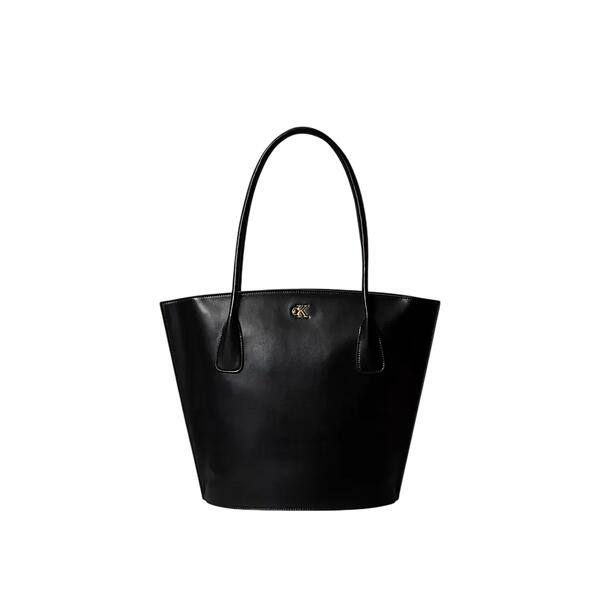 Γυναικεία Τσάντα Calvin Klein Medium Tote Black / Antique Light Gold LV04F3168G-YIH