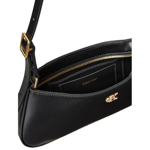Γυναικεία Τσάντα Ώμου Calvin Klein Ck Small Shoulder Bag Black / Antique Light Gold LV04F3170G-YIH