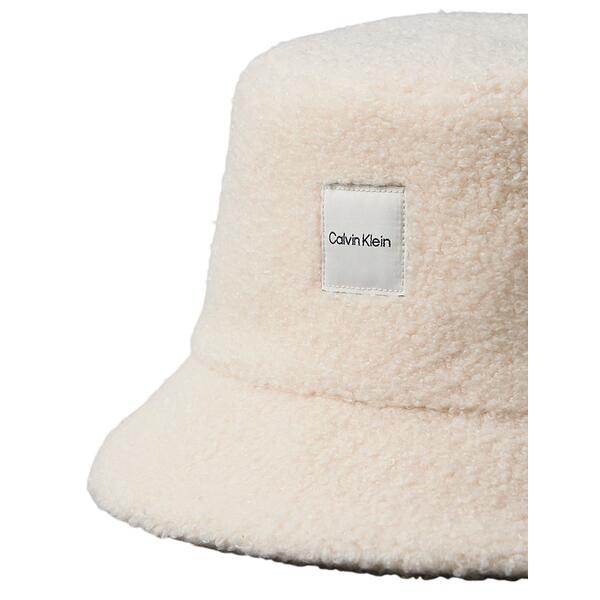 Γυναικείο Καπέλο Calvin Klein Boucle w Patch Bucket Birch Sherpa LV04F5055G-QYJ