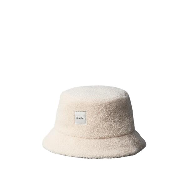 Γυναικείο Καπέλο Calvin Klein Boucle w Patch Bucket Birch Sherpa LV04F5055G-QYJ
