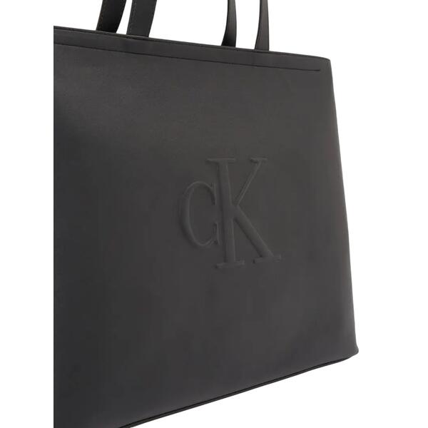 Γυναικεία Τσάντα Calvin Klein Sculpted Slim Tote34 Black LV04K3070G-UB1