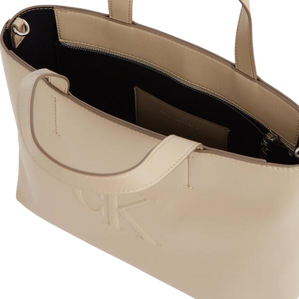 Γυναικεία Τσάντα Calvin Klein Sculpted Mini Ew Tote Crockery LV04K3111G-PBF