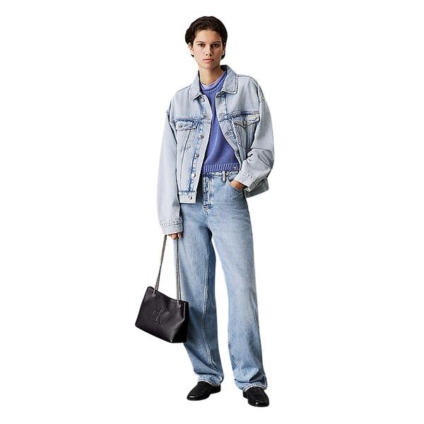 Γυναικεία Τσάντα Calvin Klein Sculpted Chain Shoulder Bag Na Black LV04K3163G-UB1