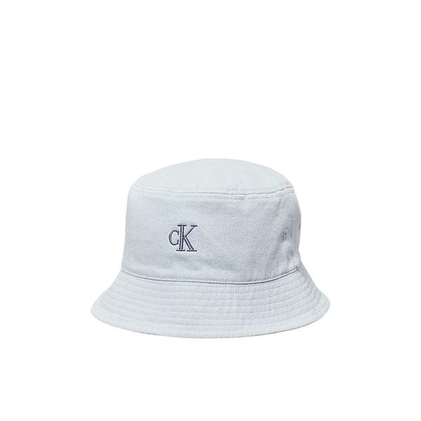 Γυναικείο Καπέλο Calvin Klein Embro Monogram Denim Bucket Hat Light Washed Denim LV04K5021G-LHL