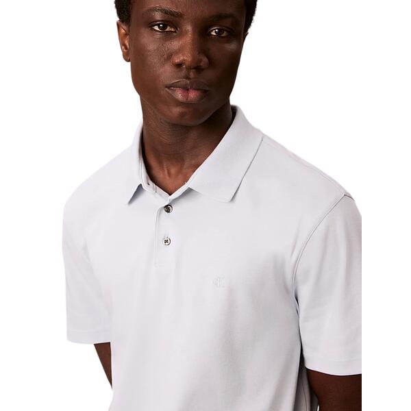 Ανδρικό Polo Calvn Klein Ss Supima Chest Emb Polo Plein Air LV04LB276G-CIQ