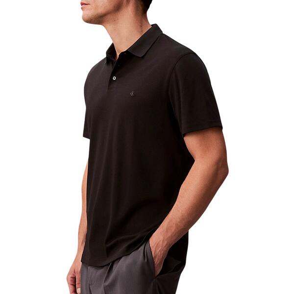Ανδρικό Polo Calvn Klein Ss Supima Chest Emb Polo Black LV04LB276G-UB1