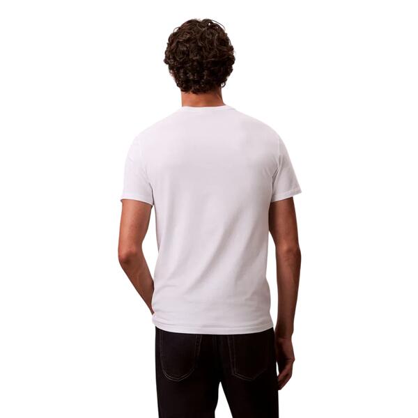 Ανδρικό T-Shirt Calvin Klein SS Stretch Cotton Slim Tee Bright White LV04LC240G-YAF