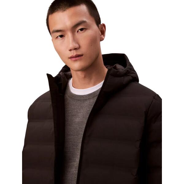 Ανδρικό Μπουφάν Calvin Klein Ls Packable Embossed Logo Quilted Black LV04LD521G-UB1