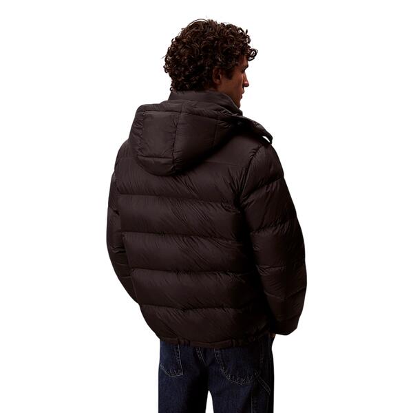 Ανδρικό Μπουφάν Calvin Klein Ls Nyln Zp Off Hd Dw Black LV04RC518G-UB1