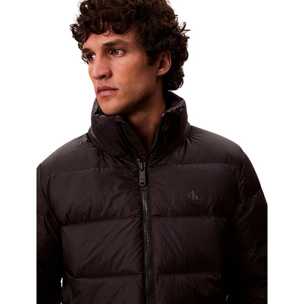 Ανδρικό Μπουφάν Calvin Klein Ls Nyln Zp Off Hd Dw Black LV04RC518G-UB1