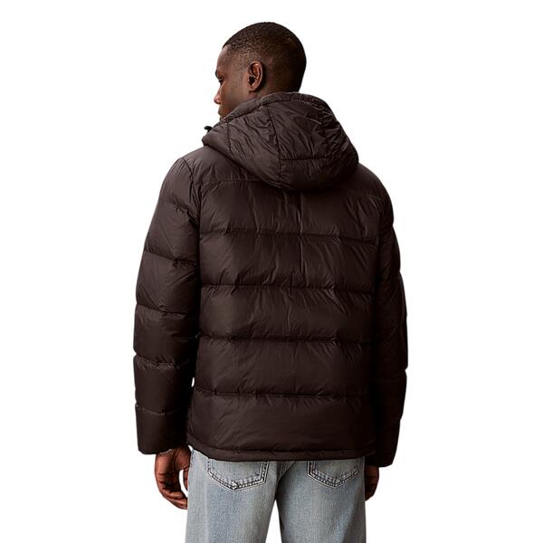 Ανδρικό Μπουφάν Calvin Klein Ls Nyln Zp Off Hd Dw Black LV04RC518G-UB1