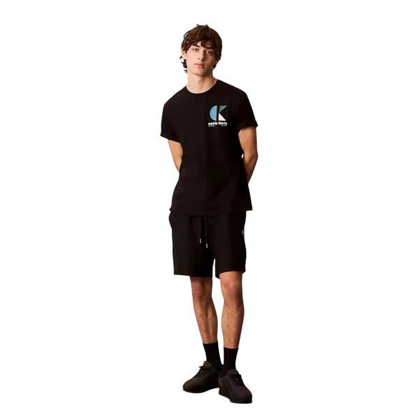 Ανδρικό T-Shirt Calvin Klein Ss 20s Ck Bhs Lg Grp Black LV04RC827G-UB1