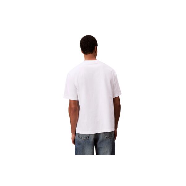 Ανδρικό T-Shirt Calvin Klein SS 16S Clvn Kln Bhs Brilliant White LV04RC829G-YAA