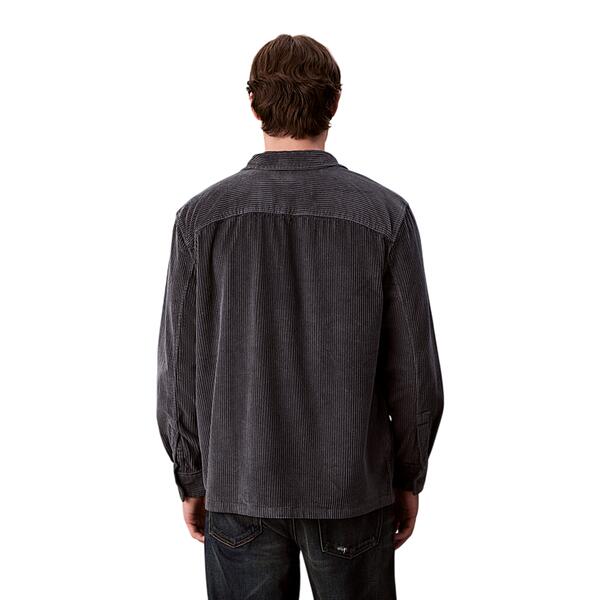 Ανδρικό Πουκάμισο Calvin Klein Ls Corduroy Pocket Relaxed Shirt Harlem Night Blue LV04RD106G-WD7