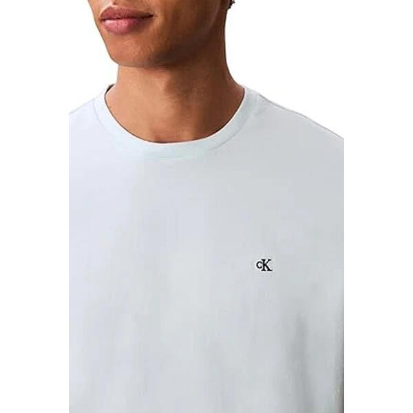 Ανδρικό T-Shirt Calvin Klein Ss Classic Monogram Tee Bright White LV04RD254G-YAF
