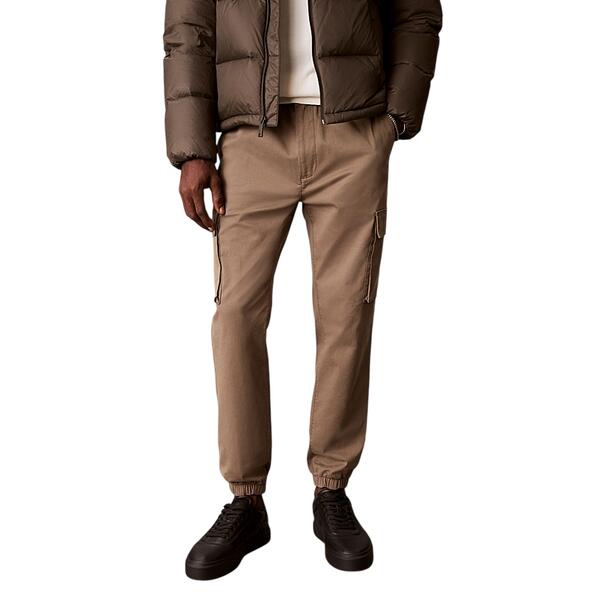 Ανδρικό Παντελόνι Calvin Klein Skinny Elastic Twill Cargo Pant Calvin Klein Bungee Cord LV04RD608G-PAY