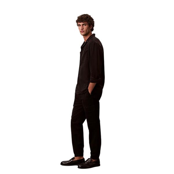 Ανδρικό Παντελόνι Calvin Klein Skinny Elastic Twill Cargo Pant Black LV04RD608G-UB1