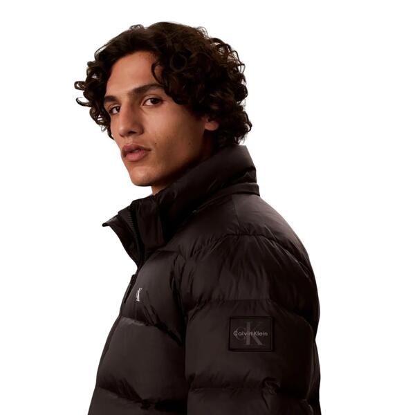Ανδρικό Μπουφάν Calvin Klein Ls Nylon Zip Off Hood Down Puffe Black 050000 LV04RG515G-UB1