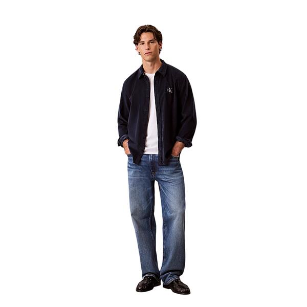 Ανδρικό Πουκάμισο Calvin Klein Ls Corduroy Easy Dark Sapphire LV04RH114G-CEF