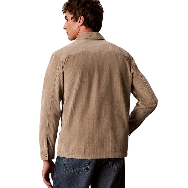 Ανδρικό Πουκάμισο Calvin Klein Ls Corduroy Easy Overshirt Roasted Cashew LV04RH115G-HMT