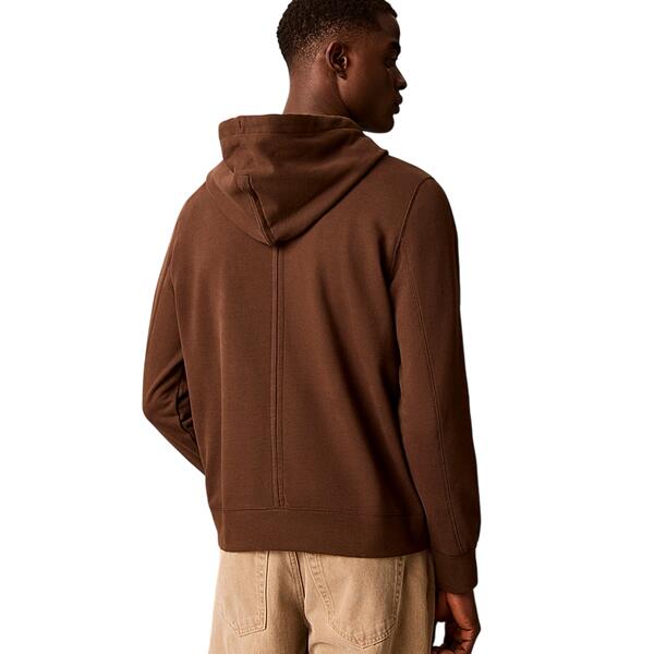 Ανδρικό Φούτερ Calvin Klein Ls Eu 350Terry Badge Brown Cork LV04RJ201G-WFM