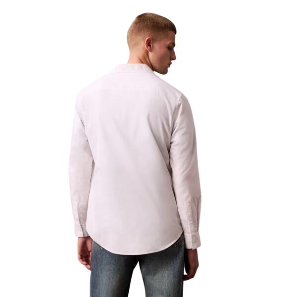 Ανδρικό Πουκάμισο Calvin Klein Ls Solid Oxford Classic Shirt Brilliant White LV140EM125-YAA