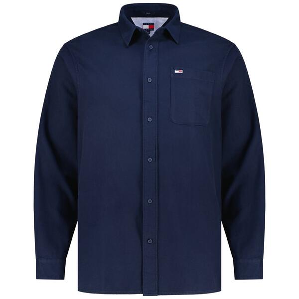 Αντρικό Πουκάμισο Tommy Jeans Reg Flannel Ext Dark Night Navy DM0DM20669-C1G