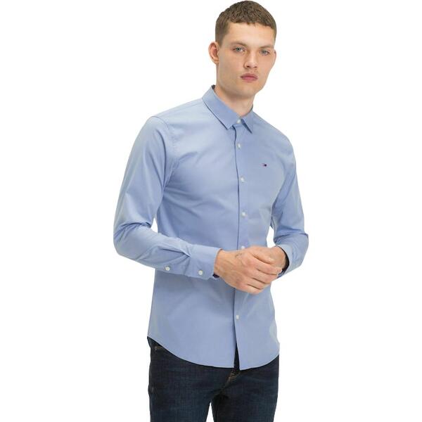 Ανδρικό Πουκάμισο Tommy Jeans Tjm Original Stretch Lavender Lustre DM0DM04405-556