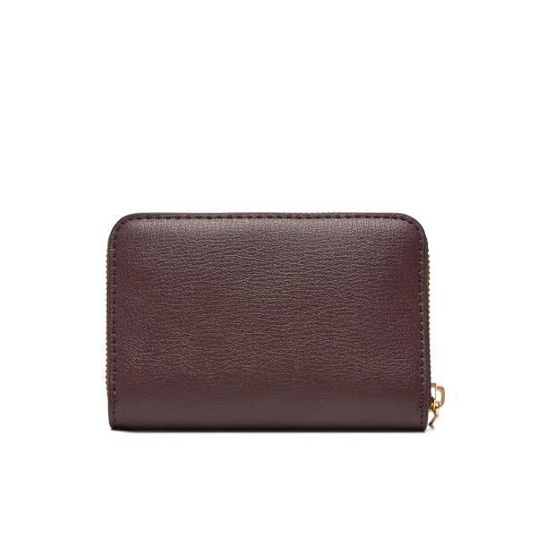 Γυναικείo Πορτοφόλι Calvin Klein Foil Logo Medium Zip Around Fudge Espresso LV04F1091G-33A