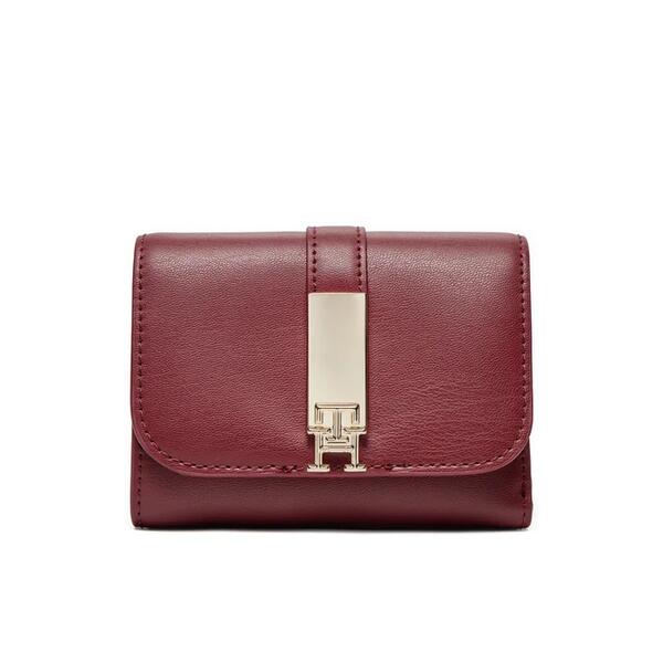 Γυναικείο Πορτοφόλι Tommy Hilfiger Heritage Med Flap Rouge AW0AW16579-XJS