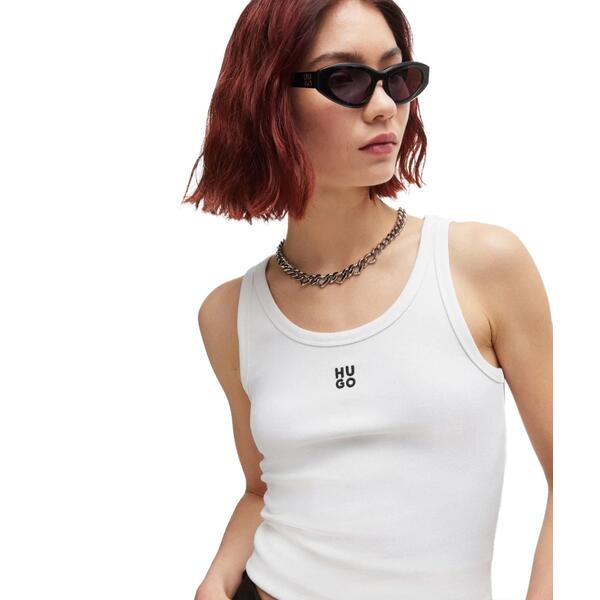 Γυναικείο Top Hugo Datamia White 50514489-100